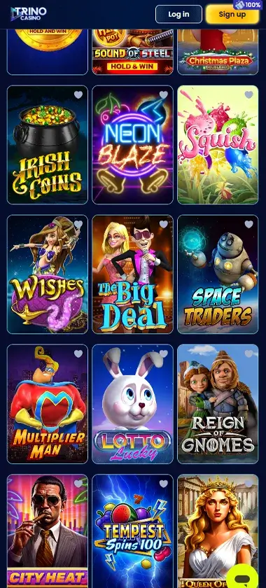 Trino Casino Mobile Preview 2