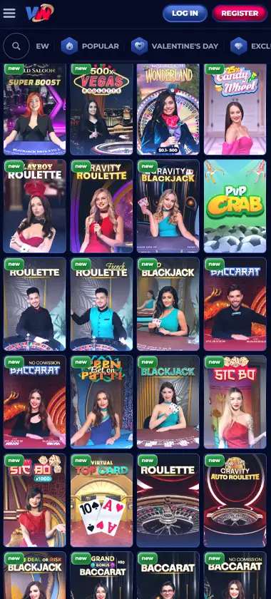 Viperwin Casino Mobile Preview 2