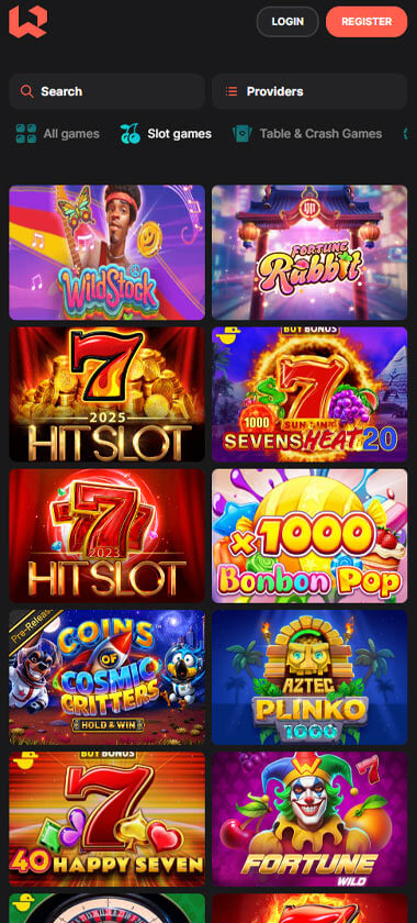 Wettson Casino Mobile Preview 2