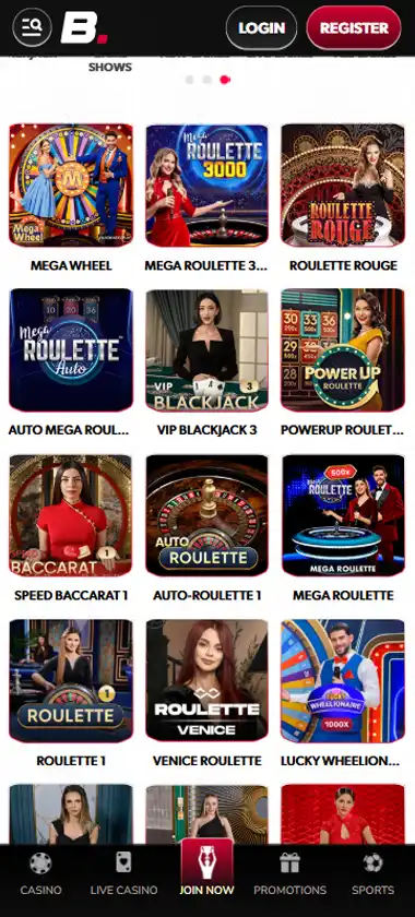 Betista Casino mobile live casino interface screenshot showing live dealer tables including blackjack and roulette - tested Betista Casino mobile live casino interface screenshot showing live dealer tables including blackjack and roulette - tested