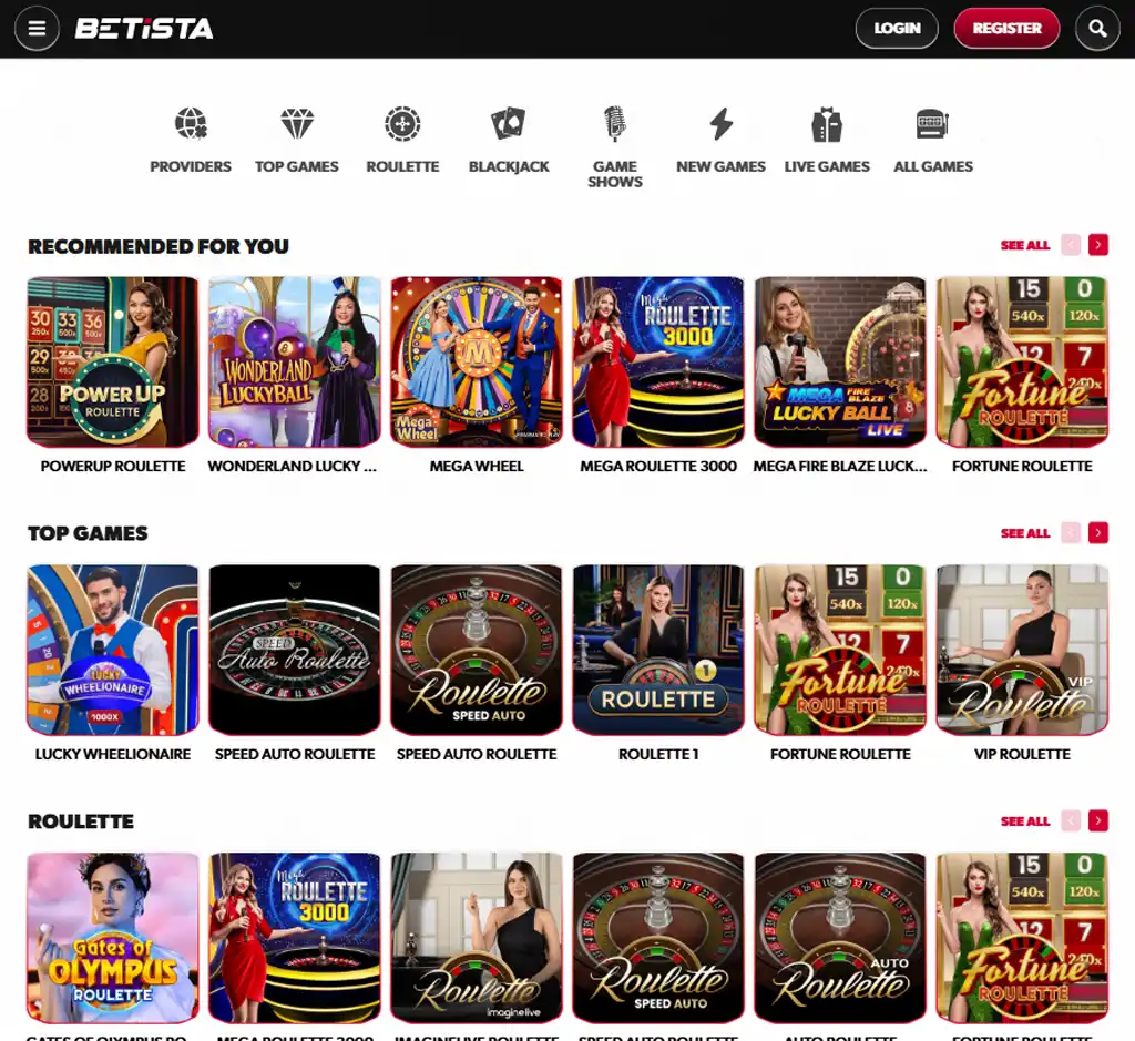 Betista Casino desktop live casino lobby screenshot featuring live dealer games and real-time streaming interface - review testing Betista Casino desktop live casino lobby screenshot featuring live dealer games and real-time streaming interface - review testing
