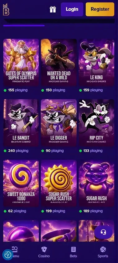 Biggerz Casino mobile slots interface showing slot game selection with popular titles and filtering options - captured during platform testing Biggerz Casino mobile slots interface showing slot game selection with popular titles and filtering options - captured during platform testing