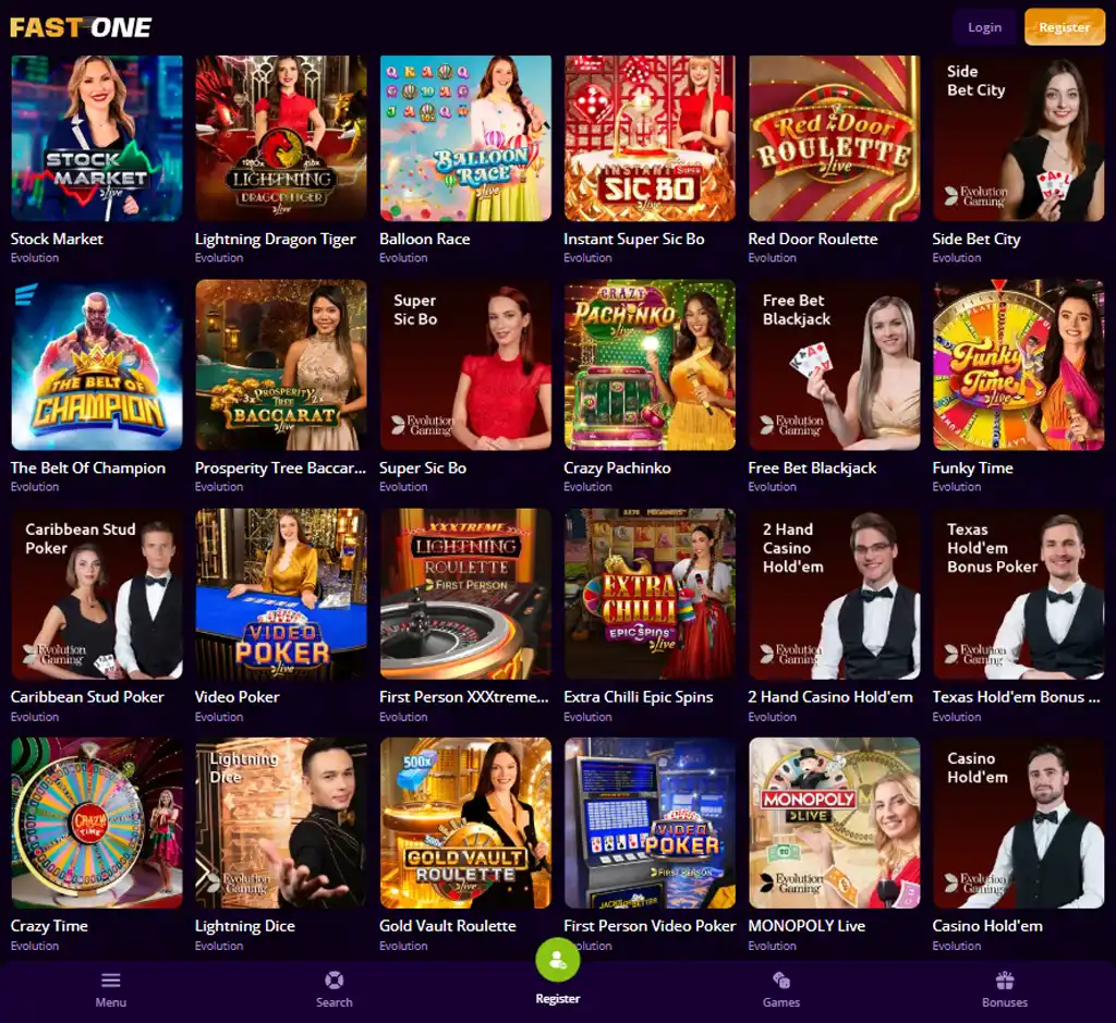 Fastone Casino desktop live casino lobby screenshot featuring live dealer games and real-time streaming interface - review testing Fastone Casino desktop live casino lobby screenshot featuring live dealer games and real-time streaming interface - review testing