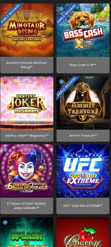 Golden Tiger Casino Mobile Preview 2