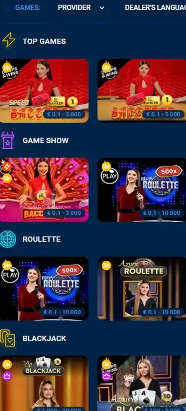 Mostbet Casino Mobile Preview 2