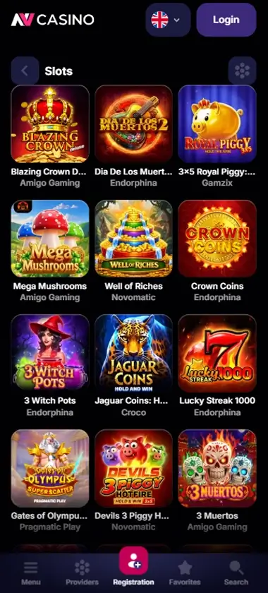 NV Casino Mobile Preview 1