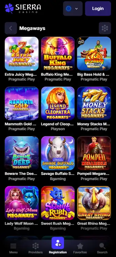 Sierra Casino Mobile Preview 2